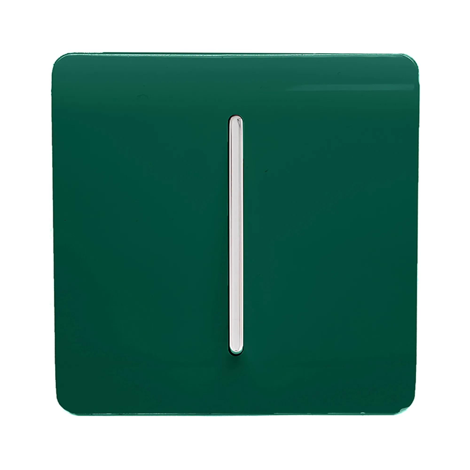 1 Gang Doorbell Dark Green